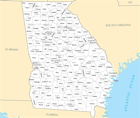 list of cities in georgia